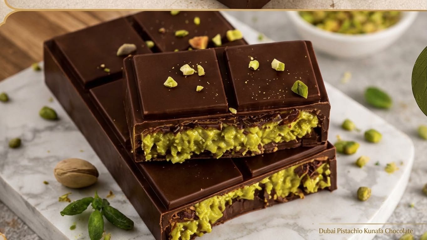 Dubai's Pistachio Kunafa Bar